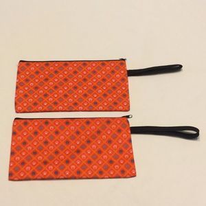 Dog Paws Make-Up Bag Zippered w/Strap